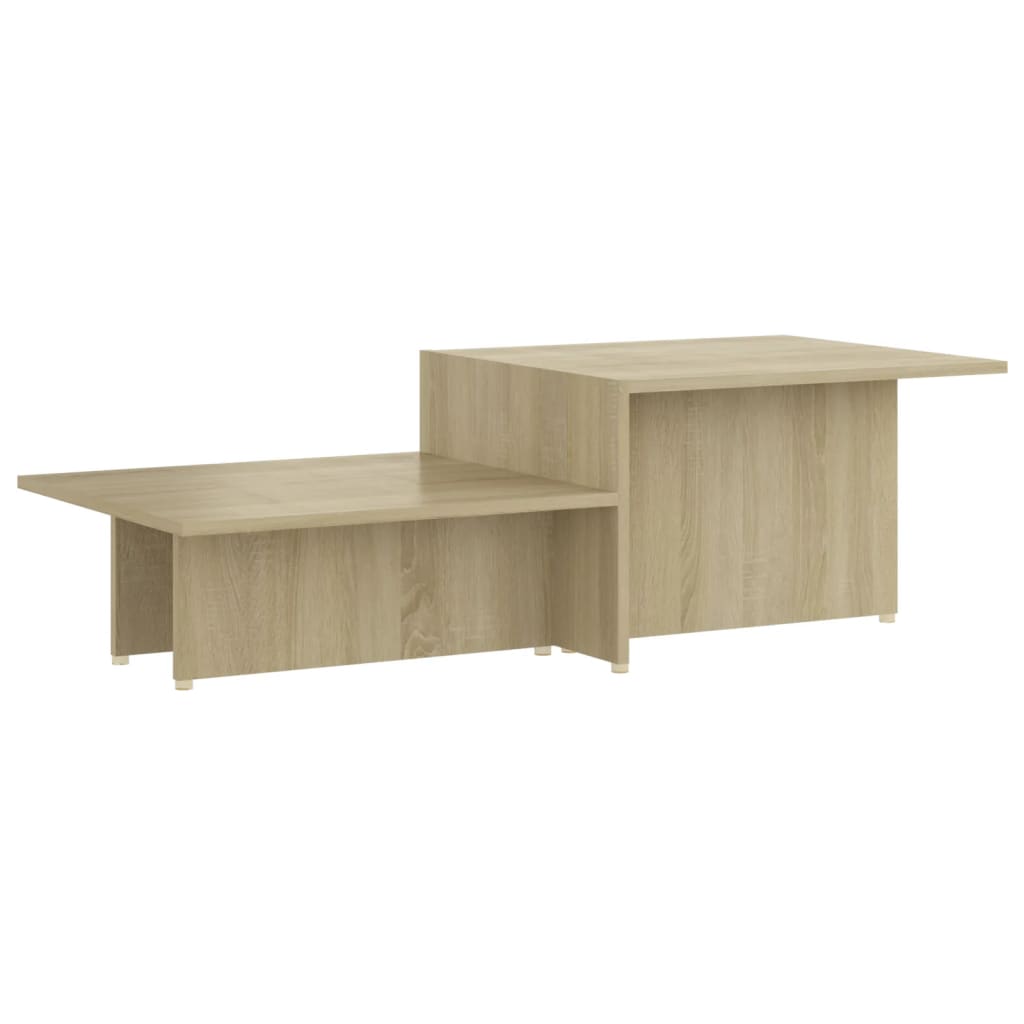 

vidaXL Coffee Table Sonoma Oak 43.9"x19.7"x13" Engineered Wood