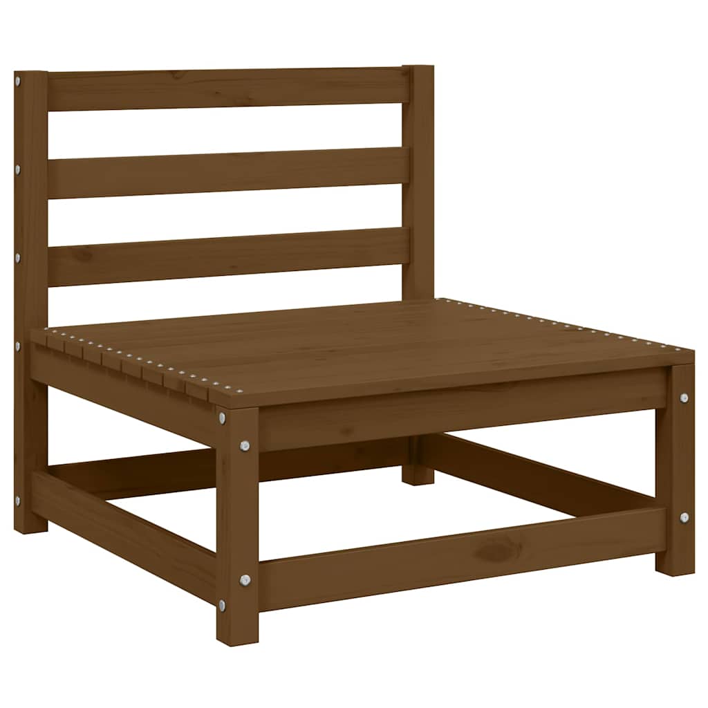 Thumbnail - vidaXL Garten-Mittelsofa Honigbraun Massivholz Kiefer
