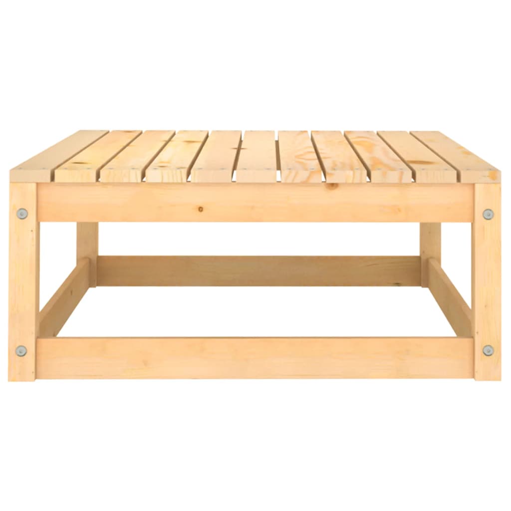 

vidaXL Tuinvoetenbank 70x70x30 cm massief grenenhout