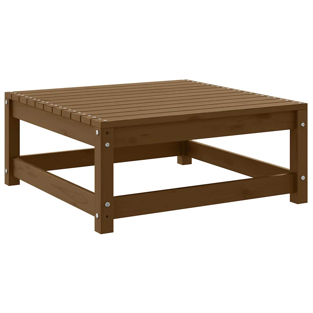 vidaXL Gartenhocker 70x70x30 cm Honigbraun Massivholz Kiefer