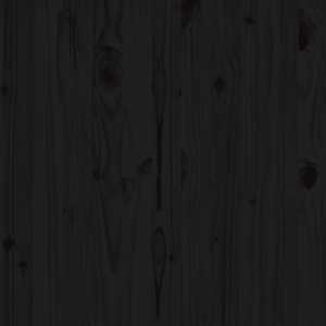 Zahradní rohové pohovky 2 ks černé masivní borové dřevo - obrázek 8