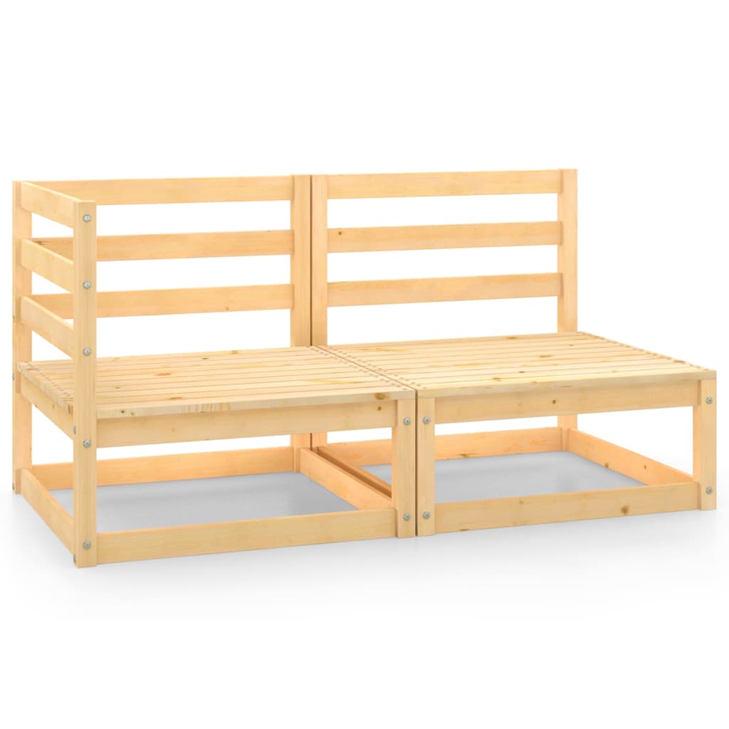 Poza vidaXL Set mobilier de gradina, 2 piese, lemn masiv de pin