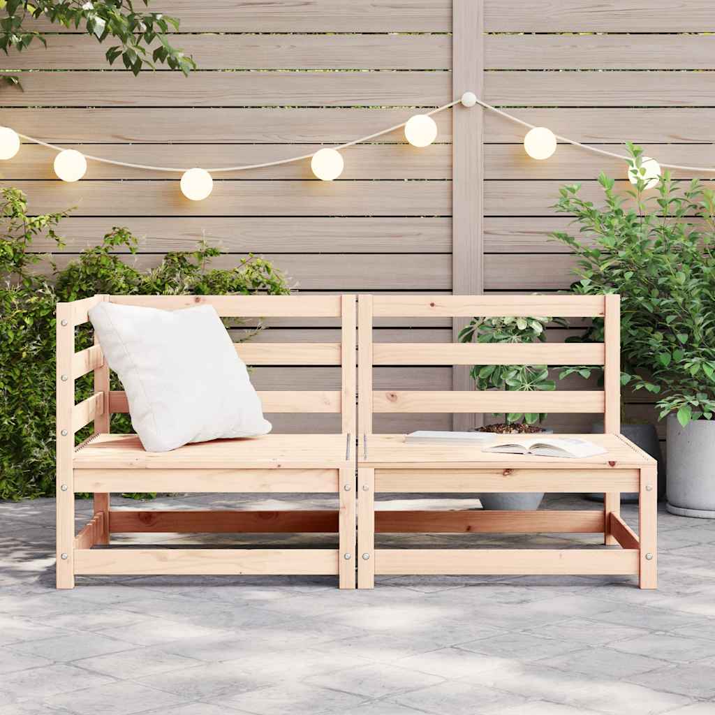 

vidaXL 2-delige Loungeset massief grenenhout