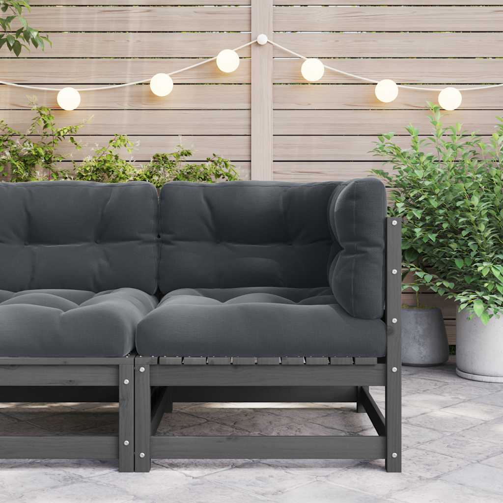Thumbnail - vidaXL Garten-Ecksofa mit Kissen Massivholz Kiefer