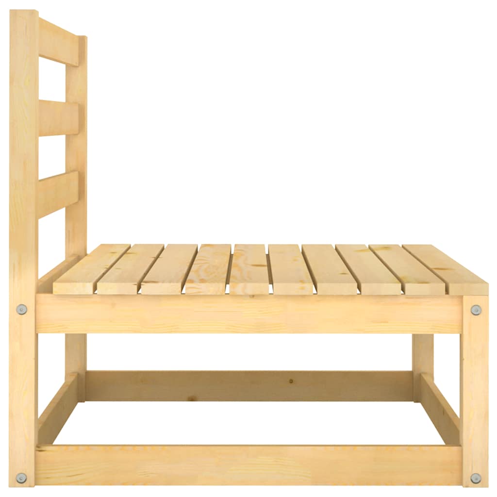Patio Furniture Outdoor Sectional Set with Cushions Solid Wood Pine vidaXL vidaX - Picture 44 of 60