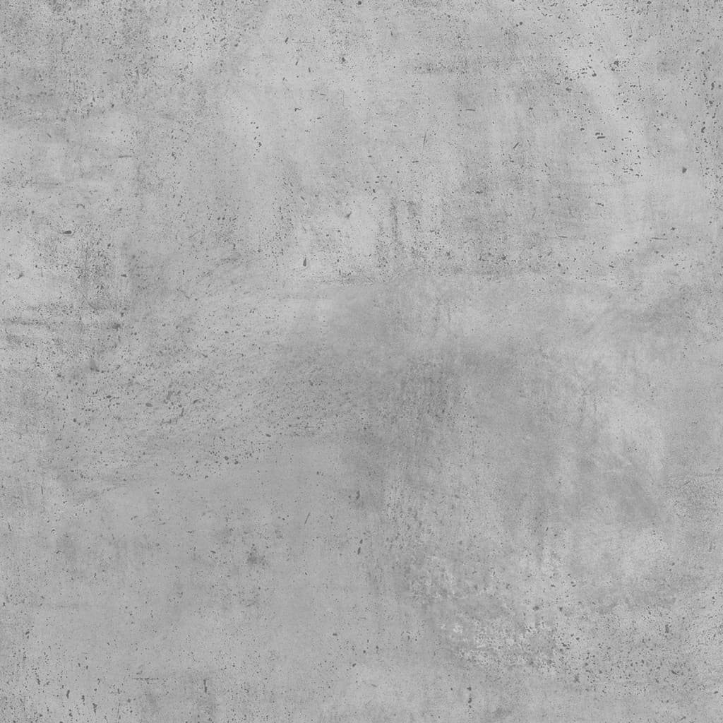 Noptiere cu picioare din metal, 2 buc, gri beton, 40x30x50 cm