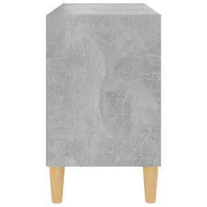 TV stolek nohy z masivního dřeva betonově šedý 69,5x30x50 cm - obrázek 5