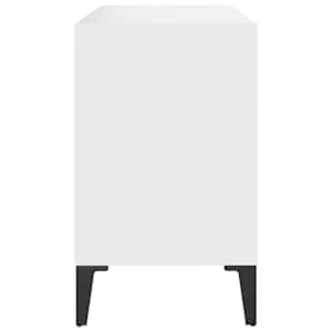 TV stolek s kovovými nohami bílý 69,5 x 30 x 50 cm - obrázek 5