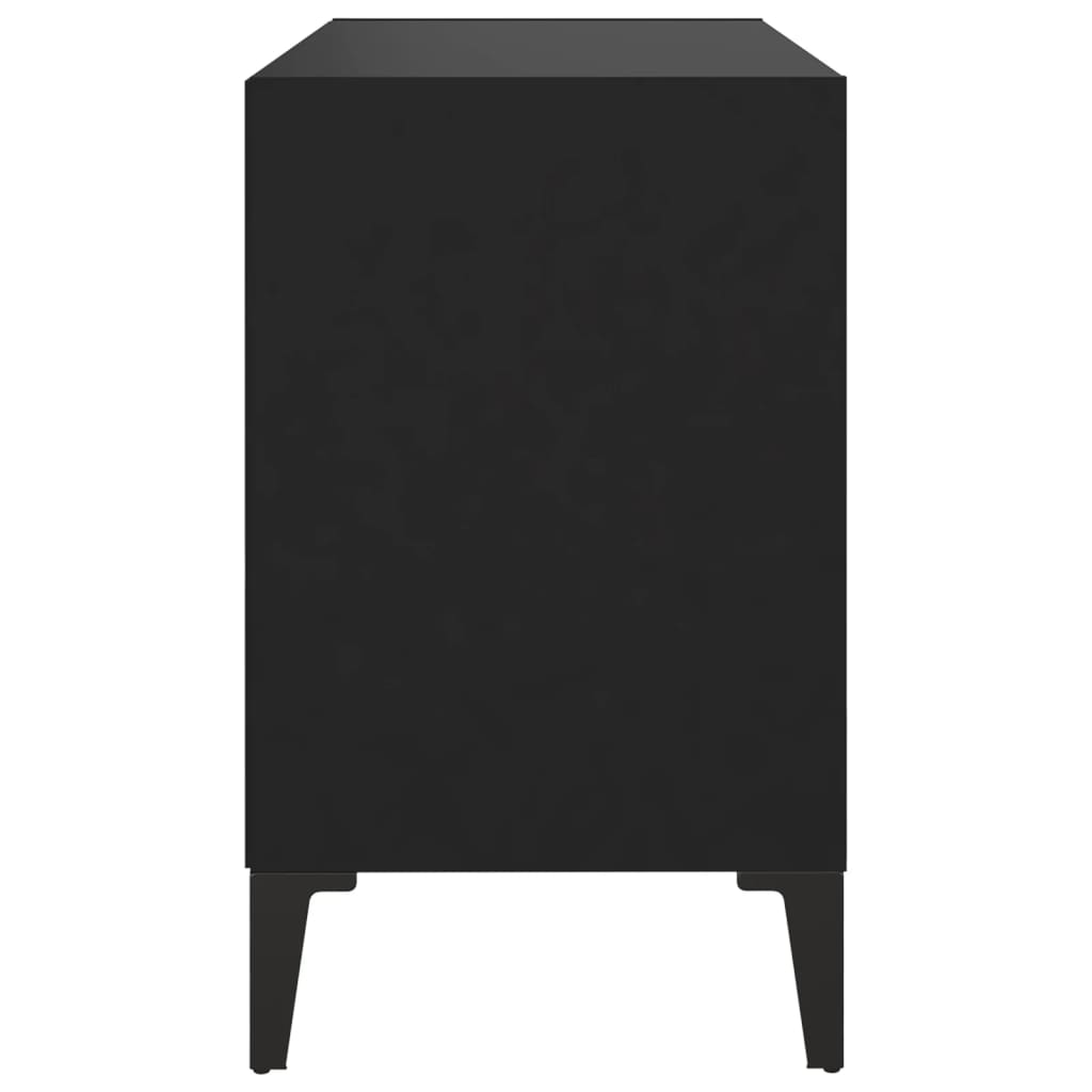 Meuble TV avec pieds en métal Noir 69,5x30x50 cm | meublestv.fr 6