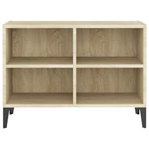 TV stolek s kovovými nohami dub sonoma 69,5 x 30 x 50 cm - obrázek 4