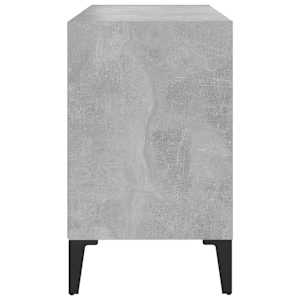 TV stolek s kovovými nohami betonově šedý 69,5 x 30 x 50 cm - obrázek 5