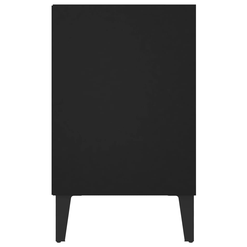 Meuble TV avec pieds en métal Noir 103,5x30x50 cm | meublestv.fr 6