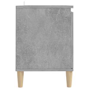 TV skříňka nohy z masivního dřeva betonově šedá 103,5x35x50 cm - obrázek 6