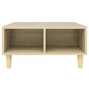 Konferenční stolek dub sonoma 60 x 60 x 30 cm kompozitní dřevo - obrázek 4