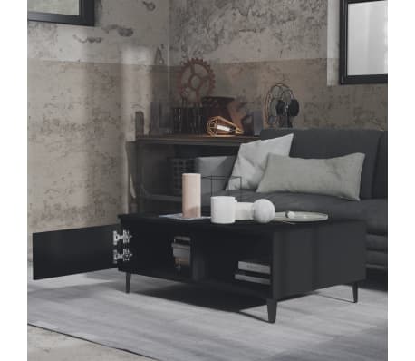 vidaXL Couchtisch Schwarz 90x60x35 cm Holzwerkstoff