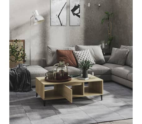 vidaXL Konferenčný stolík, dub sonoma 103,5x60x35 cm, kompozitné drevo