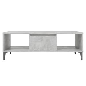 Konferenční stolek betonově šedý 103,5 x 60 x 35 cm kompozit - obrázek 5