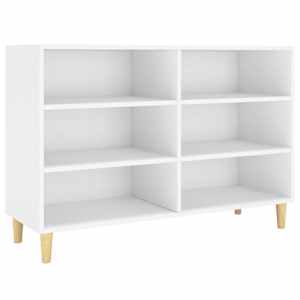 vidaXL puhvetkapp, valge, 103,5 x 35 x 70 cm, tehispuit