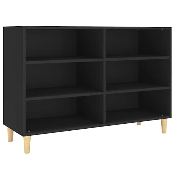 vidaXL puhvetkapp, must, 103,5 x 35 x 70 cm, tehispuit