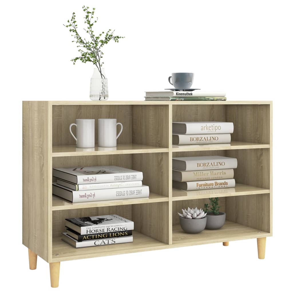 vidaXL Sideboard Sonoma-Eiche 103,5x35x70 cm Holzwerkstoff