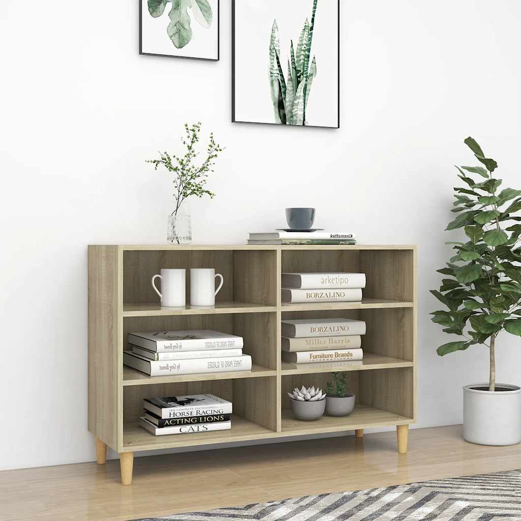 vidaXL Sideboard Sonoma-Eiche 103,5x35x70 cm Holzwerkstoff