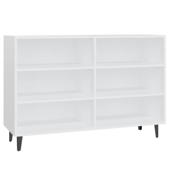 vidaXL puhvetkapp, valge, 103,5 x 35 x 70 cm, tehispuit