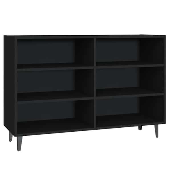 vidaXL puhvetkapp, must, 103,5 x 35 x 70 cm, tehispuit