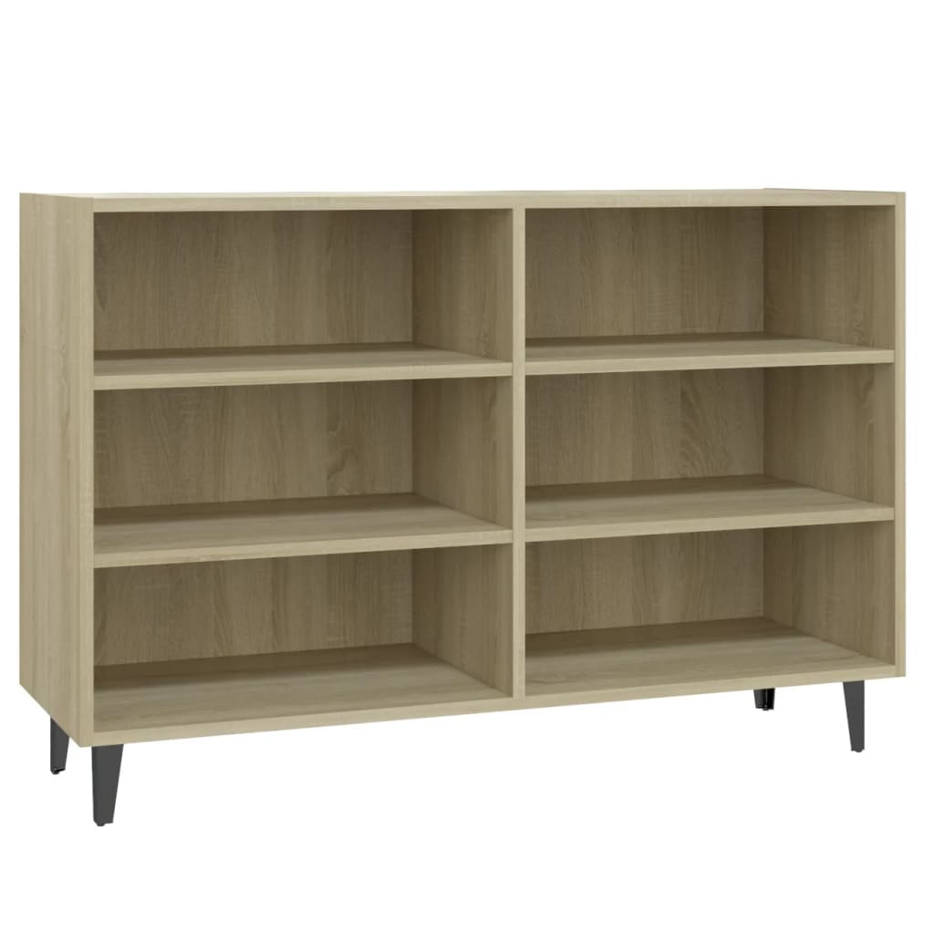 

vidaXL Sideboard Sonoma Oak 40.7"x13.8"x27.6" Engineered Wood