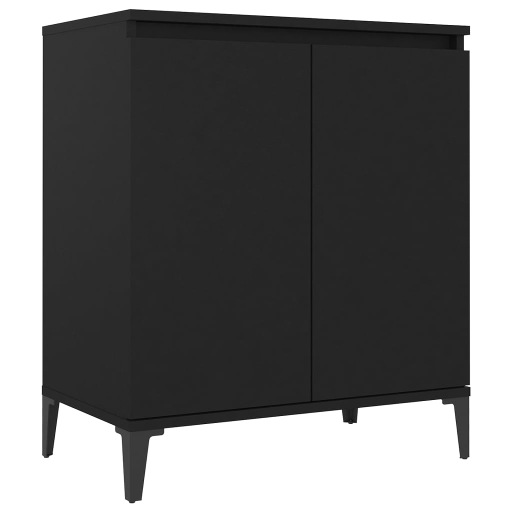 

vidaXL Sideboard Black 23.6"x13.8"x27.6" Chipboard