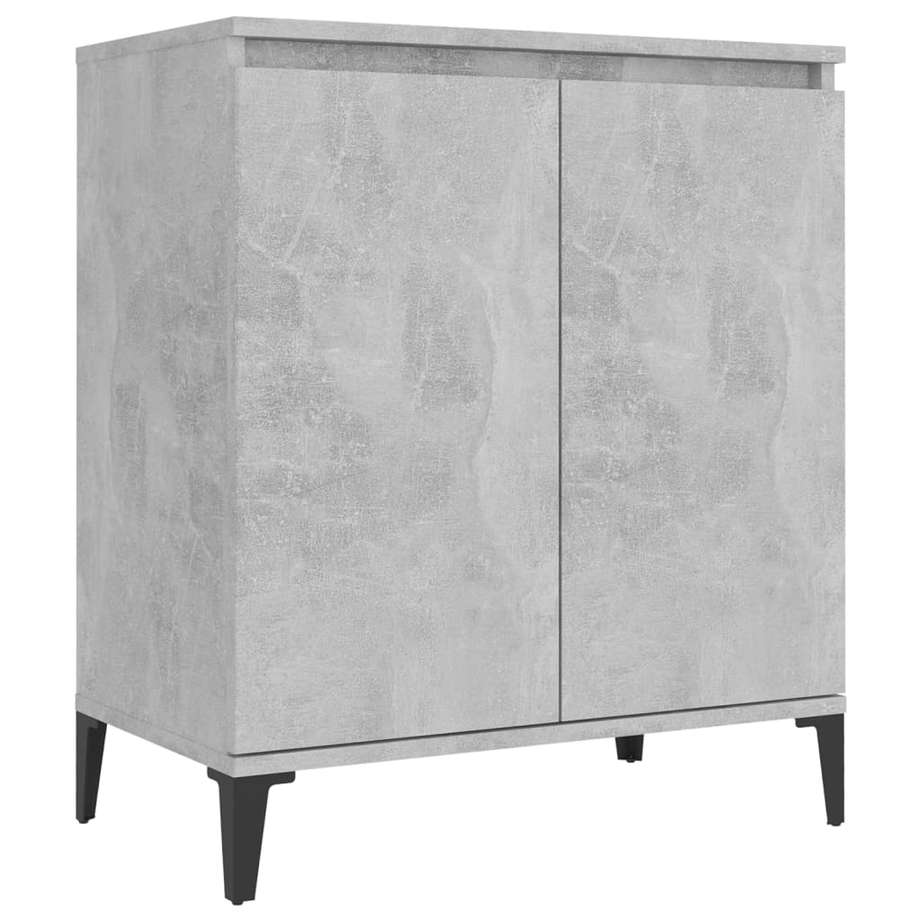 

vidaXL Sideboard Concrete Gray 23.6"x13.8"x27.6" Engineered Wood