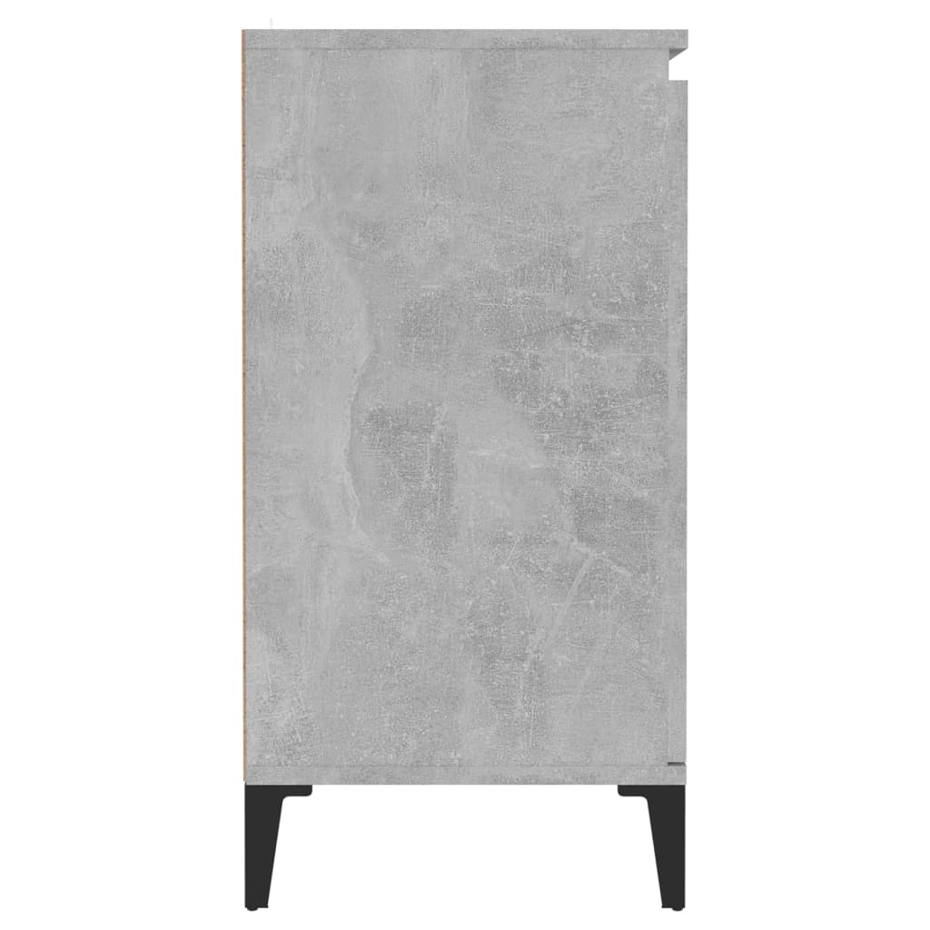betonszürke forgácslap tálalószekrény 60 x 35 x 70 cm