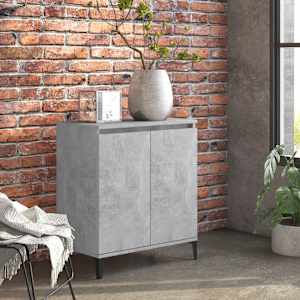 Příborník betonově šedý 60 x 35 x 70 cm kompozitní dřevo - obrázek 1