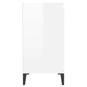 Příborník bílý s vysokým leskem 60x35x70 cm kompozitní dřevo - obrázek 6
