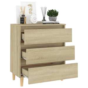 vidaXL &Scaron;oninė spintelė, sonoma ąžuolo spalvos, 60x35x69cm, MDP