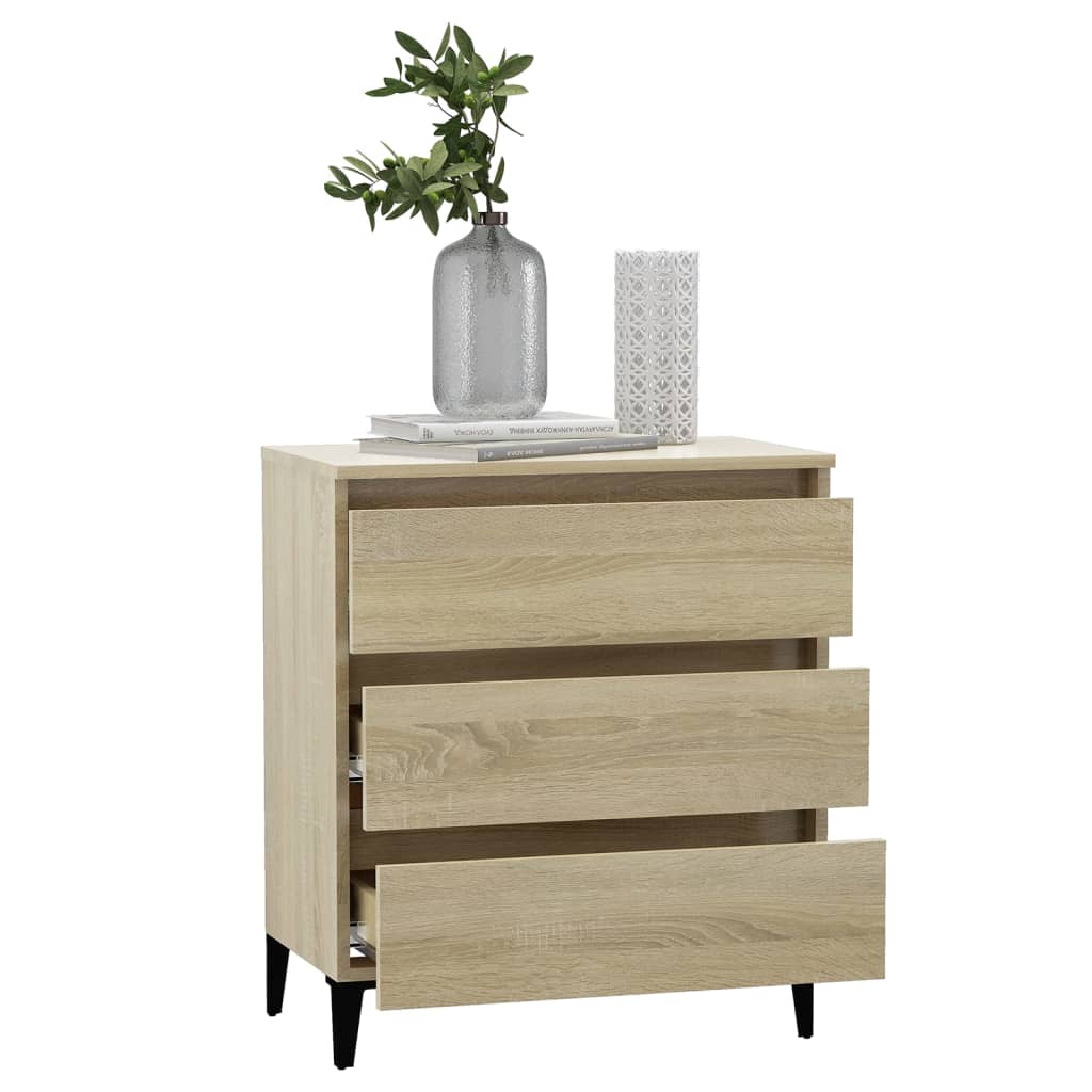 

vidaXL Dressoir 60x35x69 cm spaanplaat sonoma eikenkleurig