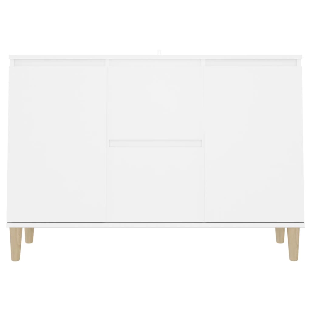 Fehér forgácslap tálalószekrény 103,5 x 35 x 70 cm 