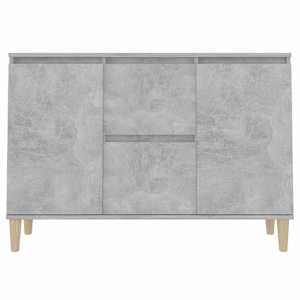Příborník betonově šedý 101 x 35 x 70 cm kompozitní dřevo - obrázek 5