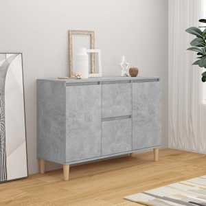 Komoda betonsko siva 101x35x70 cm inženirski les
