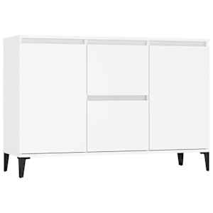 Příborník bílý 102 x 35 x 70 cm kompozitní dřevo - obrázek 2
