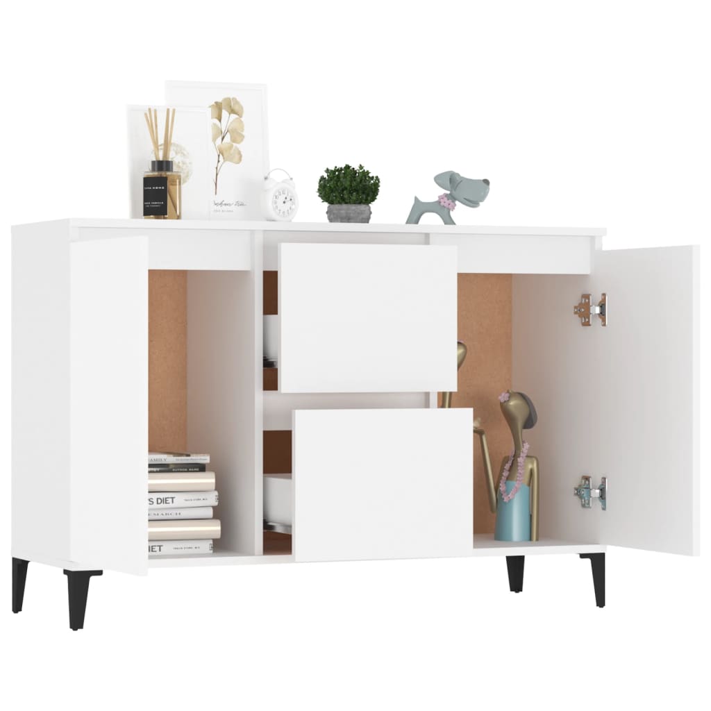 

vidaXL Dressoir 104x35x70 cm spaanplaat wit