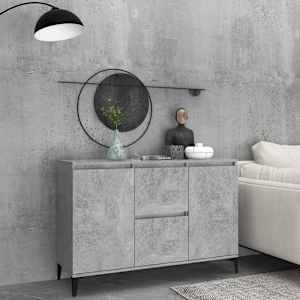Příborník betonově šedý 102 x 35 x 70 cm kompozitní dřevo - obrázek 1
