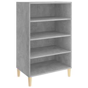 Příborník betonově šedý 57 x 35 x 90 cm kompozitní dřevo - obrázek 2