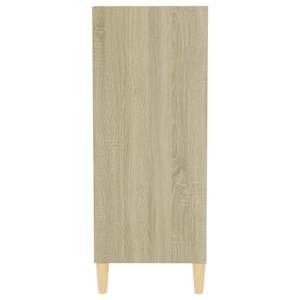 Příborník bílý a dub sonoma 57 x 35 x 90 cm kompozitní dřevo - obrázek 5
