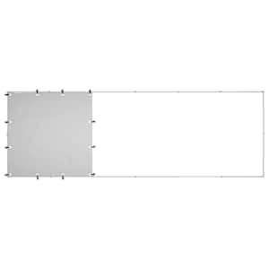 Psí kotec stříbrný 330 x 110 x 110 cm ocel - obrázek 6