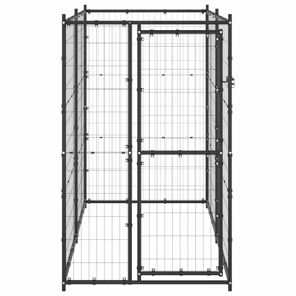 Outdoor Dog Pen Pet Crate Kennel Cage Playpen House for Yard Steel vidaXL - Picture 19 of 150