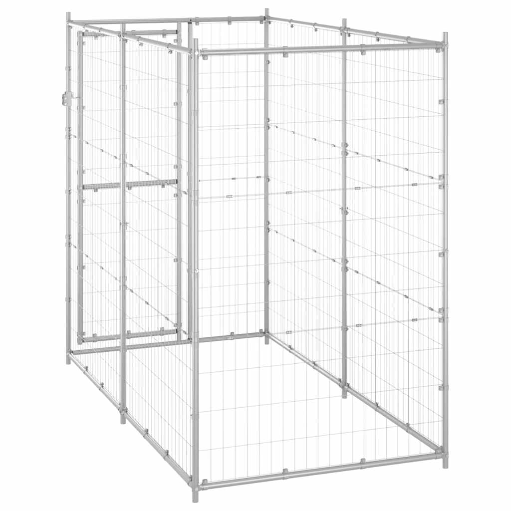 Outdoor Dog Pen Pet Crate Kennel Cage Playpen House for Yard Steel vidaXL - Picture 17 of 150
