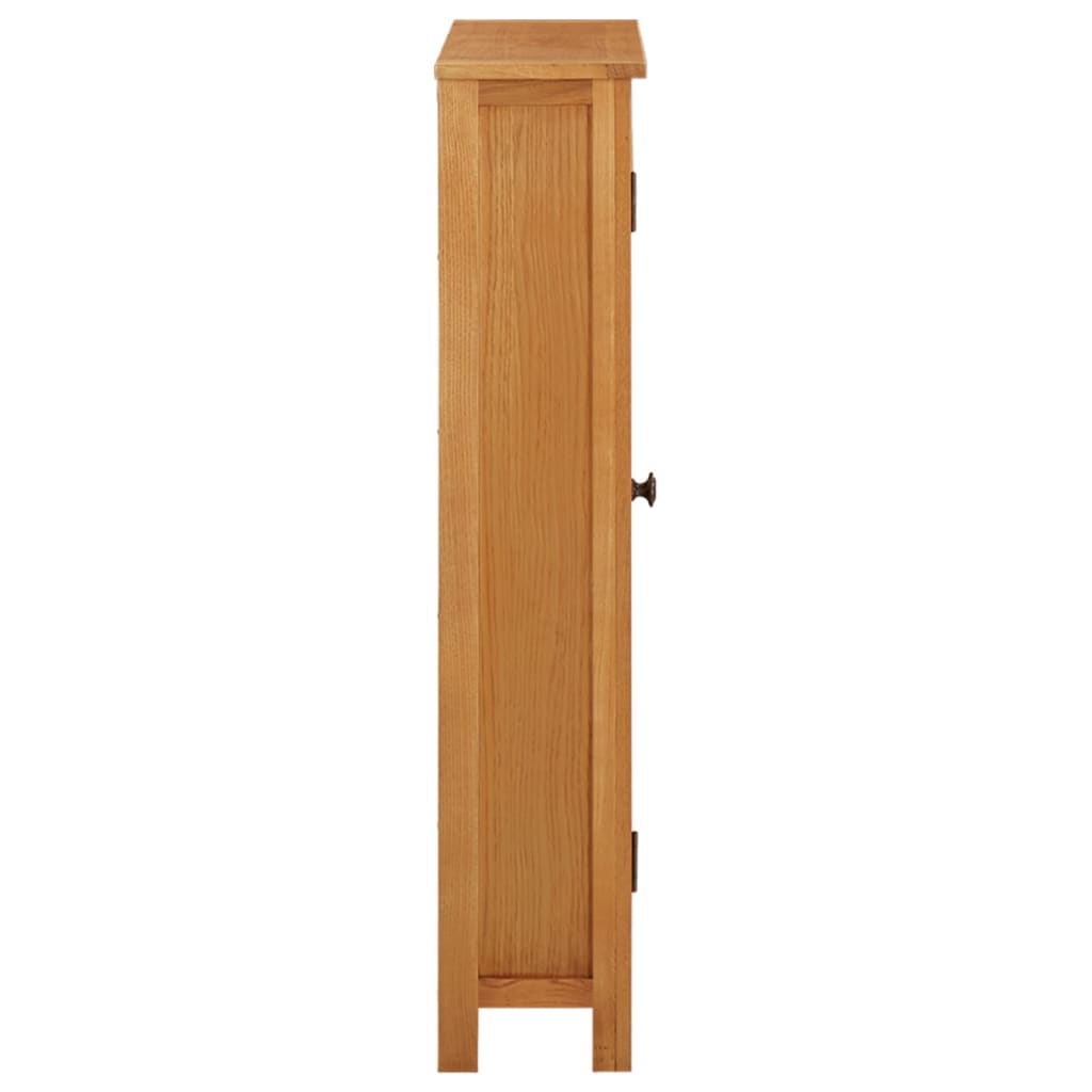 Vidaxl armoire de rangement 50x22x110 cm bois de chêne massif VIDAXL Pas  Cher 