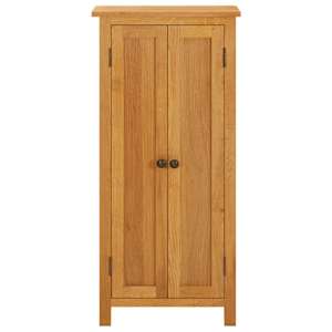 Úložná skříňka 50 x 22 x 110 cm masivní dubové dřevo - obrázek 3