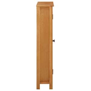 Úložná skříňka 50 x 22 x 110 cm masivní dubové dřevo - obrázek 4