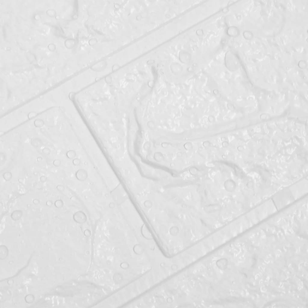 3D tapeta cihly samolepící 20 ks bílá